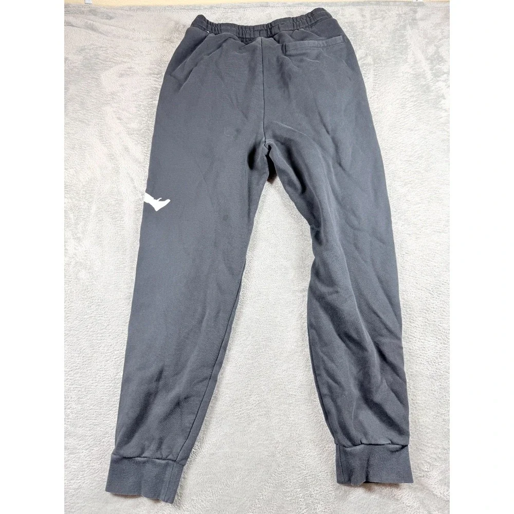 Jordan Jumpman Big Logo Black Fleece Jogger Sweatpants Mens XS